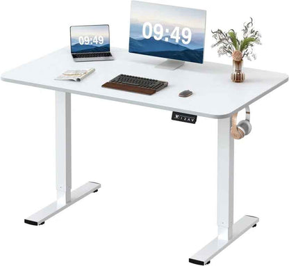 Electric Standing Desk Height Adjustable Desk Sit Stand Desk with Time Reminder Stand up Desk 3 Memory Setting Electric Desk