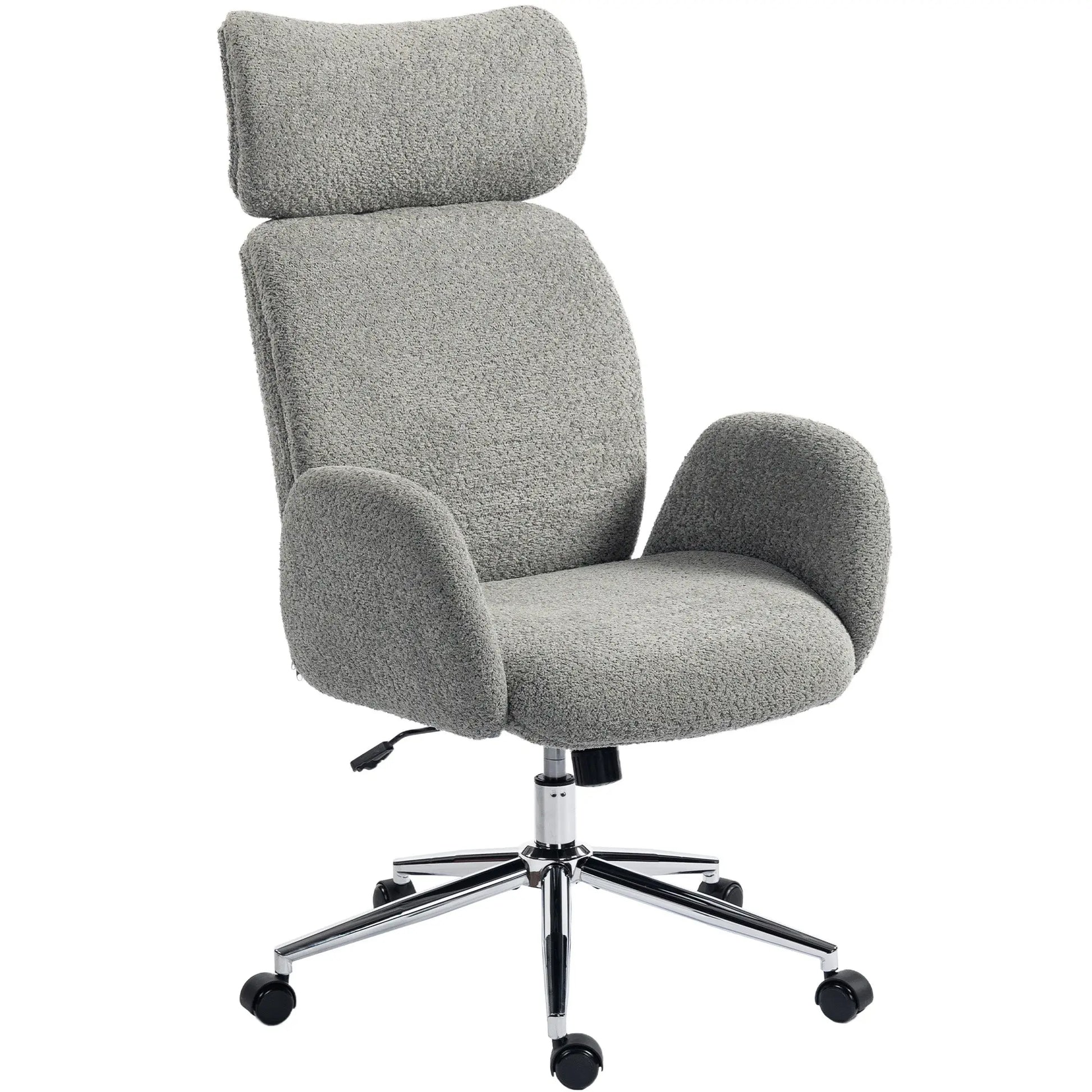 Desk Chair with Adjustable Headrest, Spring Pack, Office Chair