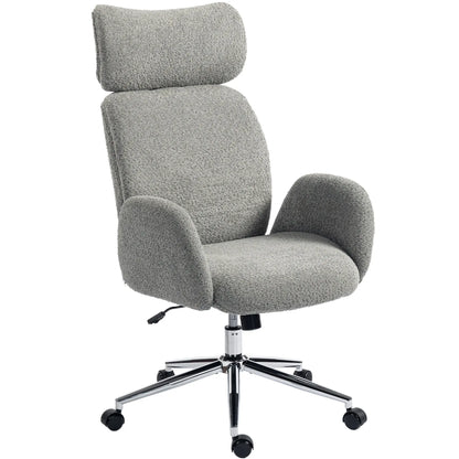 Desk Chair with Adjustable Headrest, Spring Pack, Office Chair