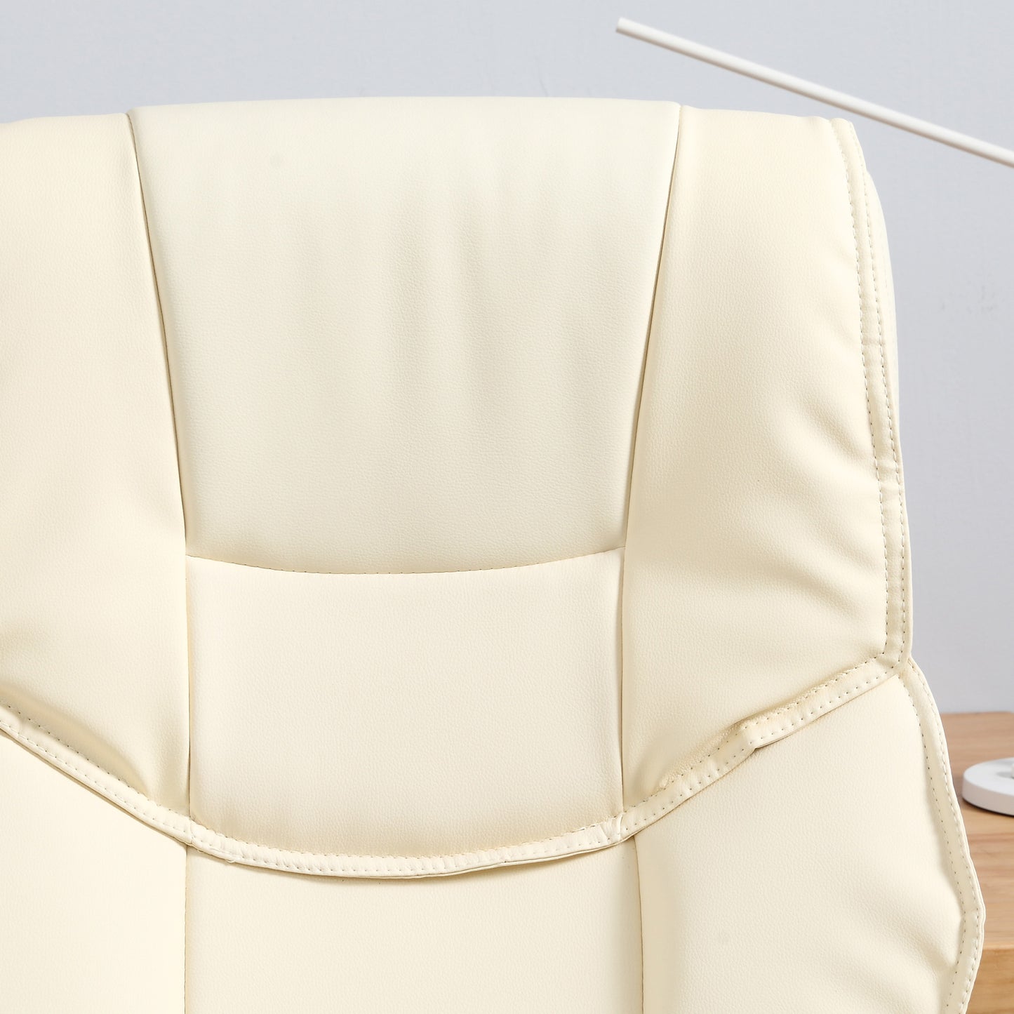 Executive Computer Office Desk Chair High Back Faux Leather Swivel Chair