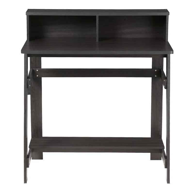 Annie Study Desk with Hutch and 3 Tiers - Ergo Heights
