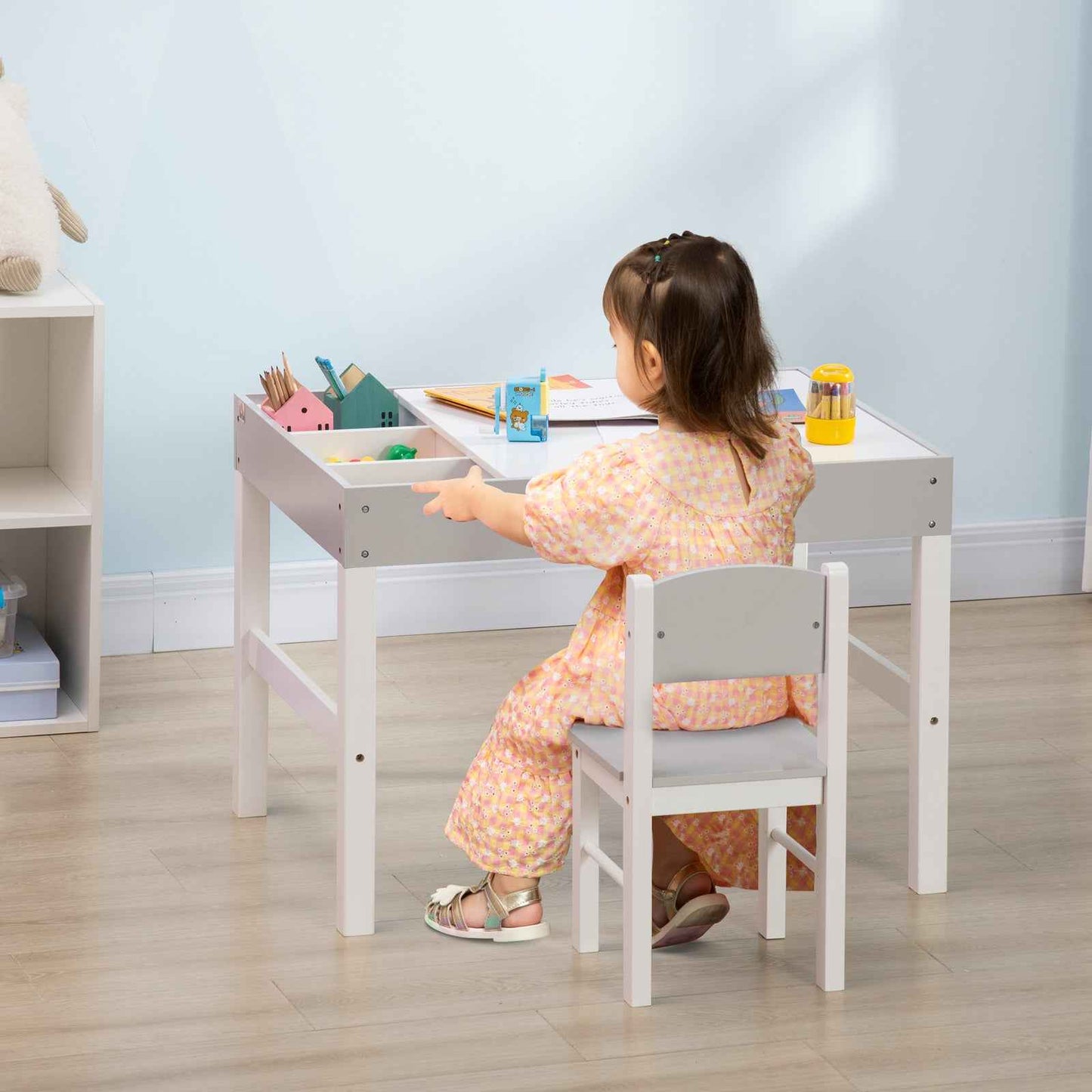 Ergo Heights Baby Activity Table with Chair Set