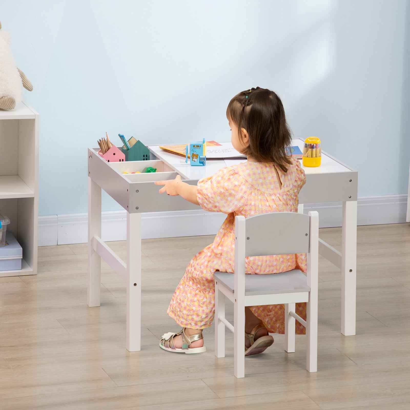 Ergo Heights Baby Activity Table with Chair Set