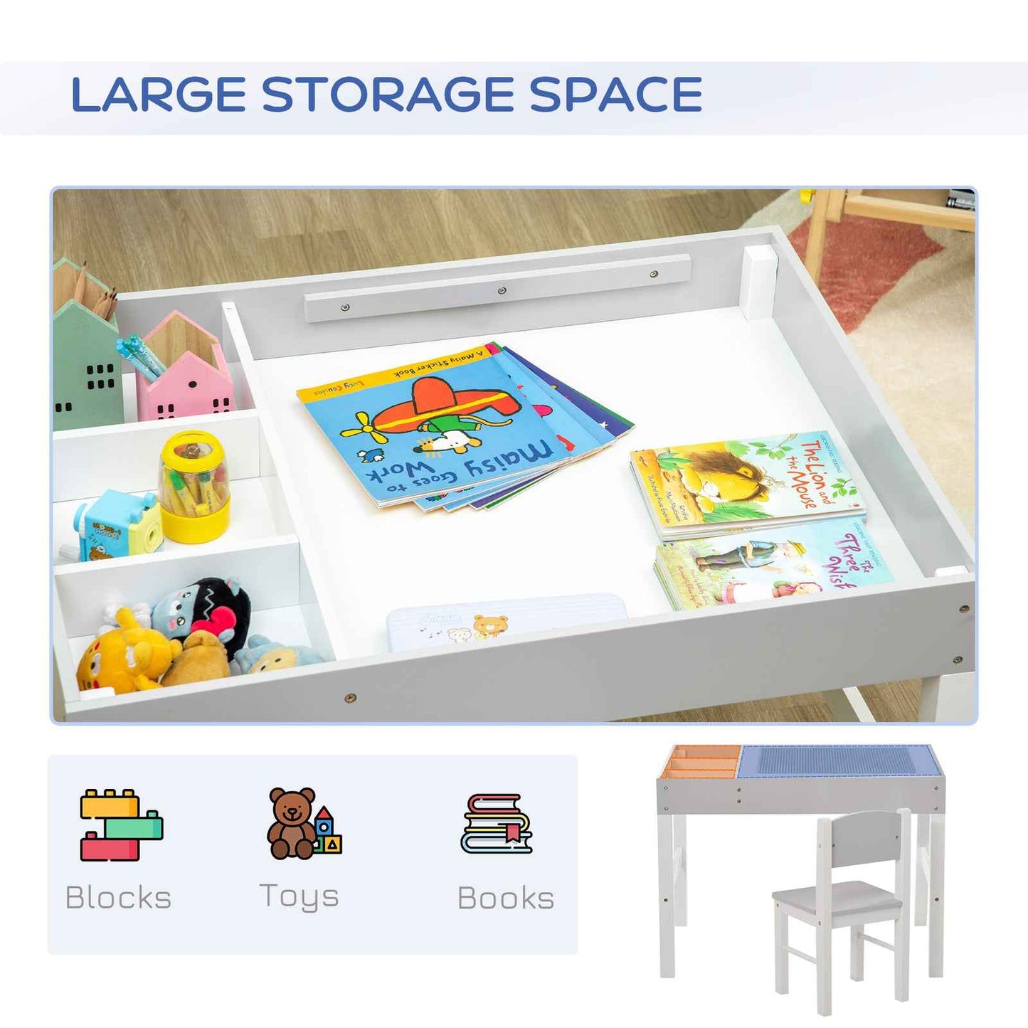 Ergo Heights Baby Activity Table with Chair Set