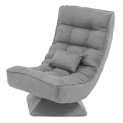 Adjustable floor chair with ergonomic lumbar support - Ergo Heights