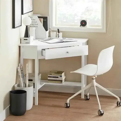 Ergo Heights Corner Writing Desk with Storage - Ergo Heights