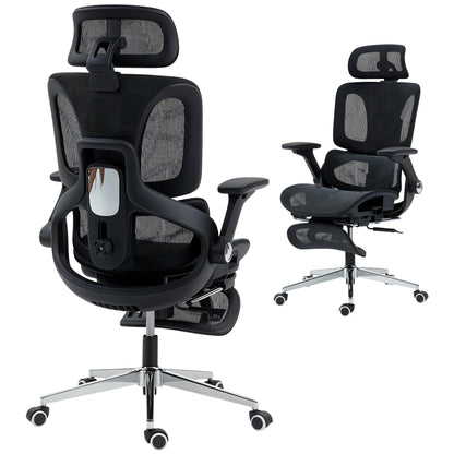 Ergonomic Office Chair with Separated Backrest, High Back Mesh Desk Chair