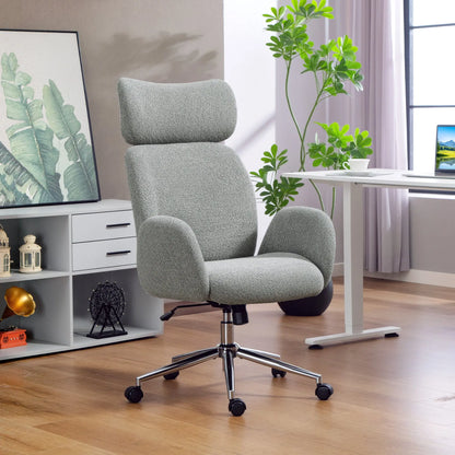 Desk Chair with Adjustable Headrest, Spring Pack, Office Chair