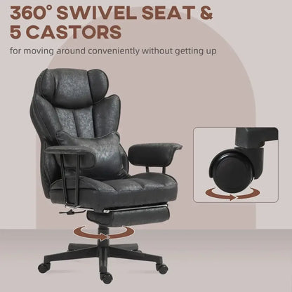 Ergonomic Office Chair with Foot Rest Lumbar Support - Ergo Heights