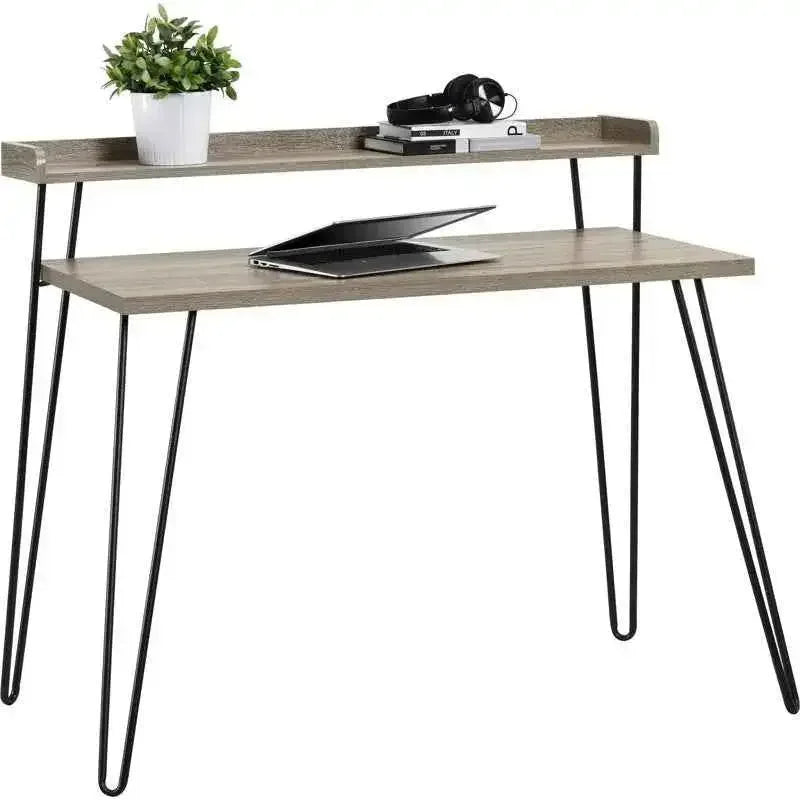 Laszlo Modern Writing Desk Made of Manufactured Wood - Ergo Heights