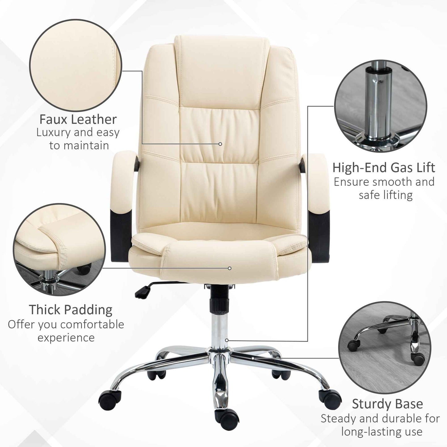 Ergonomic Executive Office Chair - Boost Comfort & Productivity - Ergo Heights