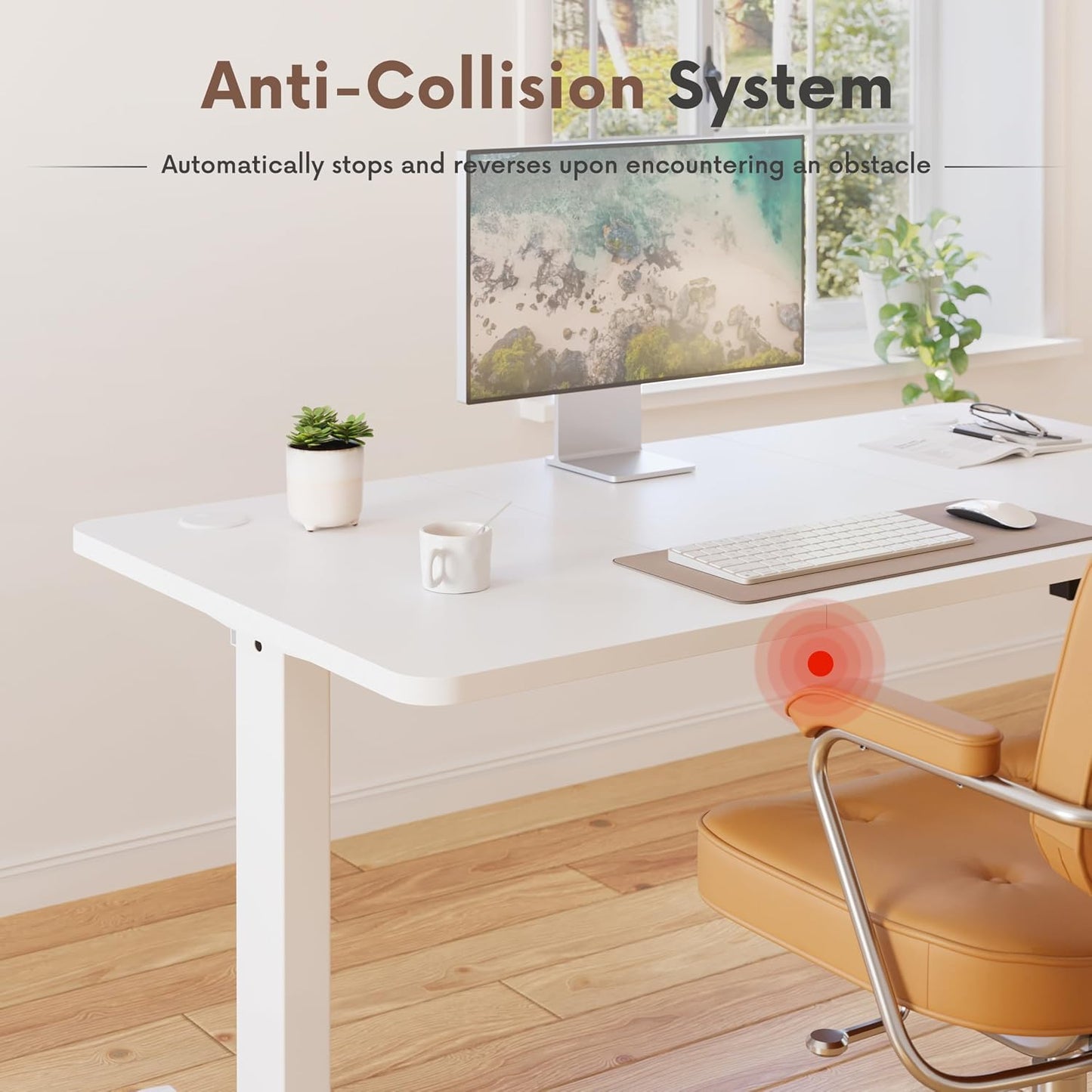 Electric Standing Desk 120 X 60Cm Height Adjustable Desk, Splice Board