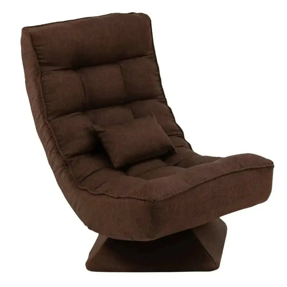 Adjustable floor chair with ergonomic lumbar support - Ergo Heights