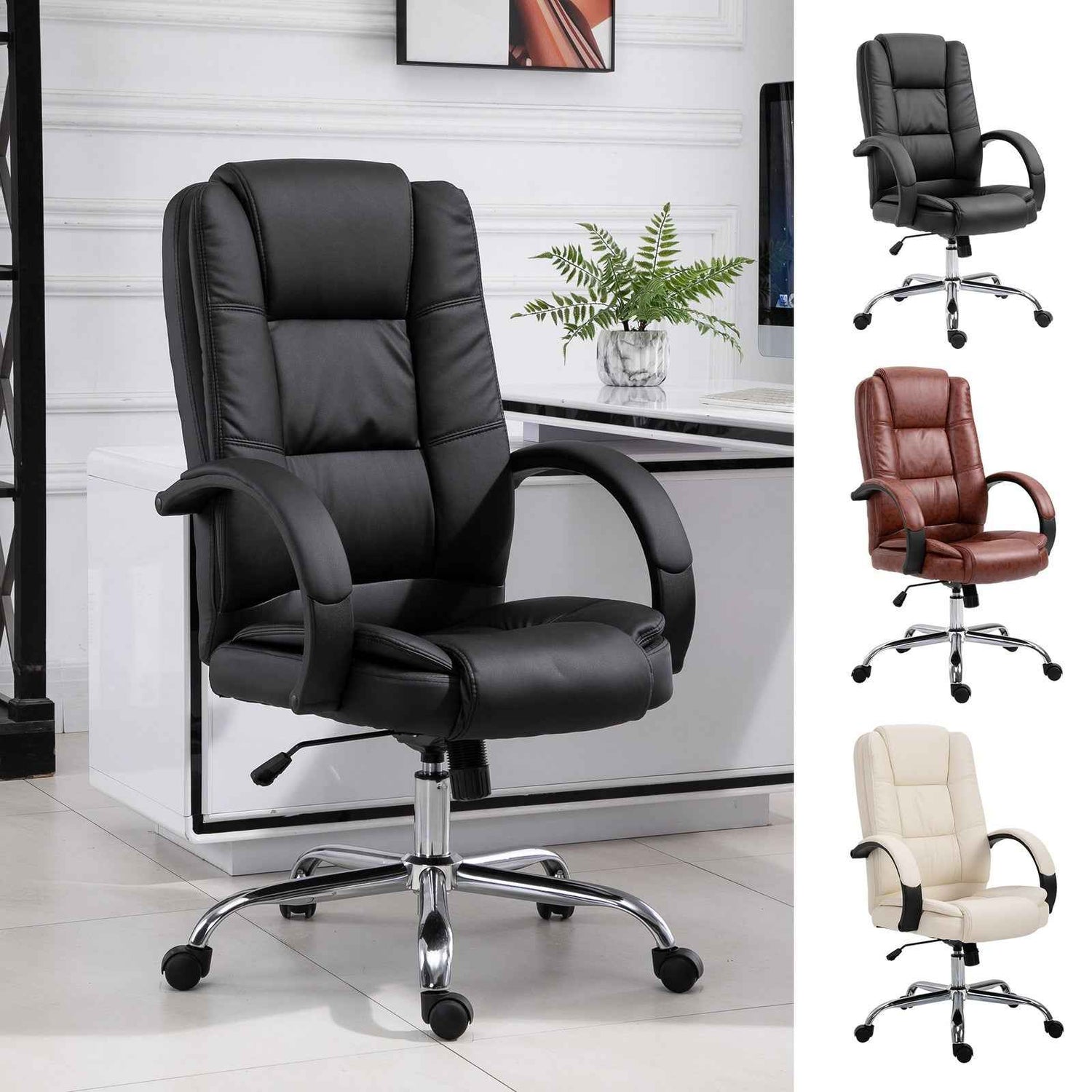 Ergonomic Executive Office Chair - Boost Comfort & Productivity - Ergo Heights