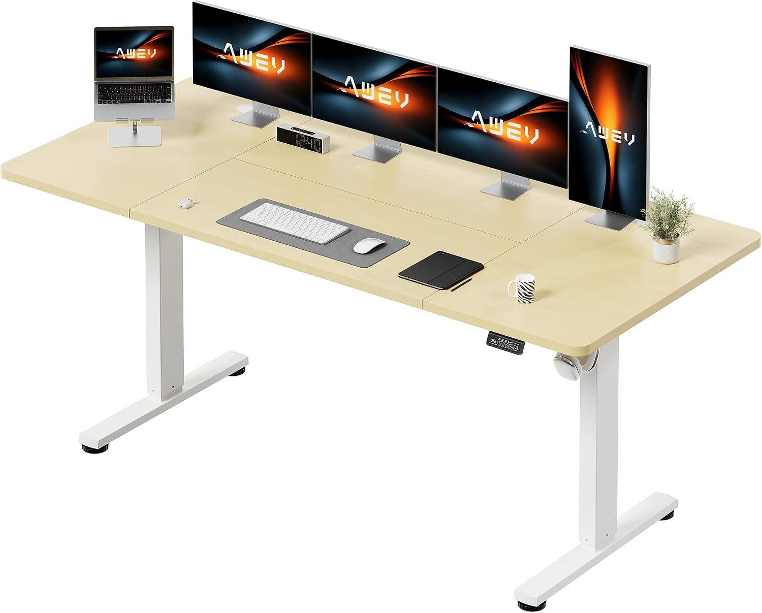 Electric Standing Desk 200 X 80Cm Height Adjustable Desk, Splice Board