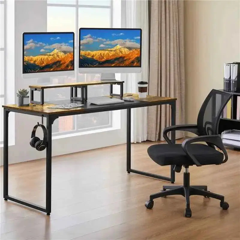 Ergo Heights Large Computer Desk for Home Office - Ergo Heights