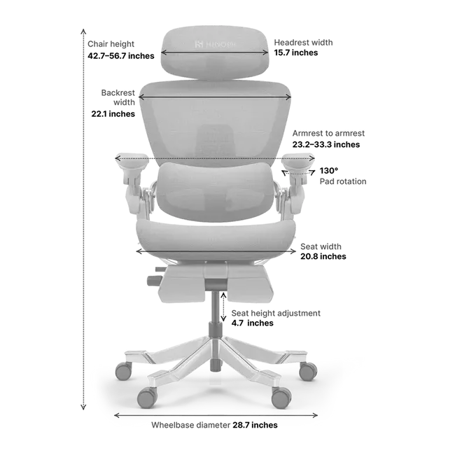 Modern ergonomic office chair with adjustable lumbar support and a sleek metallic base.