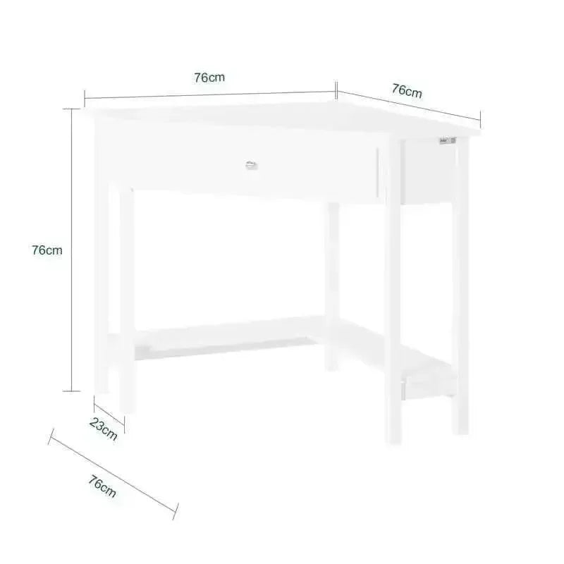 Ergo Heights Corner Writing Desk with Storage - Ergo Heights