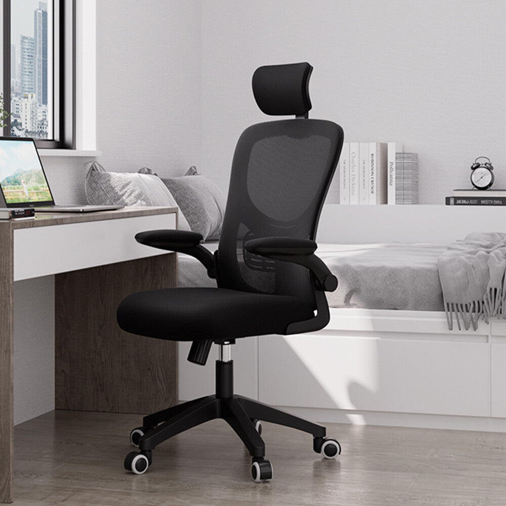 Mesh Office Chair Ergonomic 360° Swivel Lift Computer Desk Adjustable Height UK
