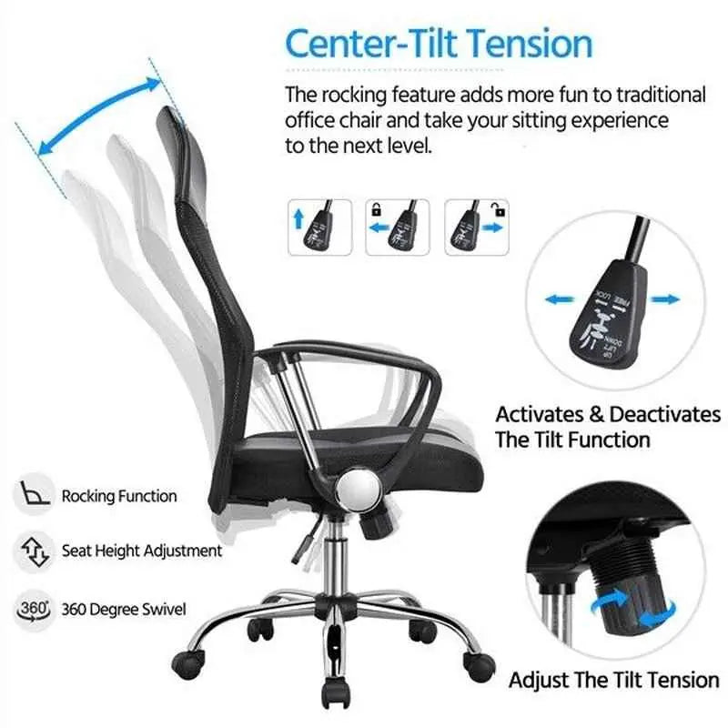 Ergonomic Mesh Office Chair with Lumbar Support - Ergo Heights