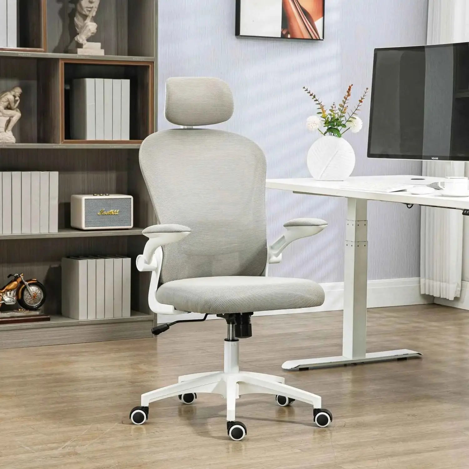 Ergonomic Mesh Office Chair with Adjustable Headrest