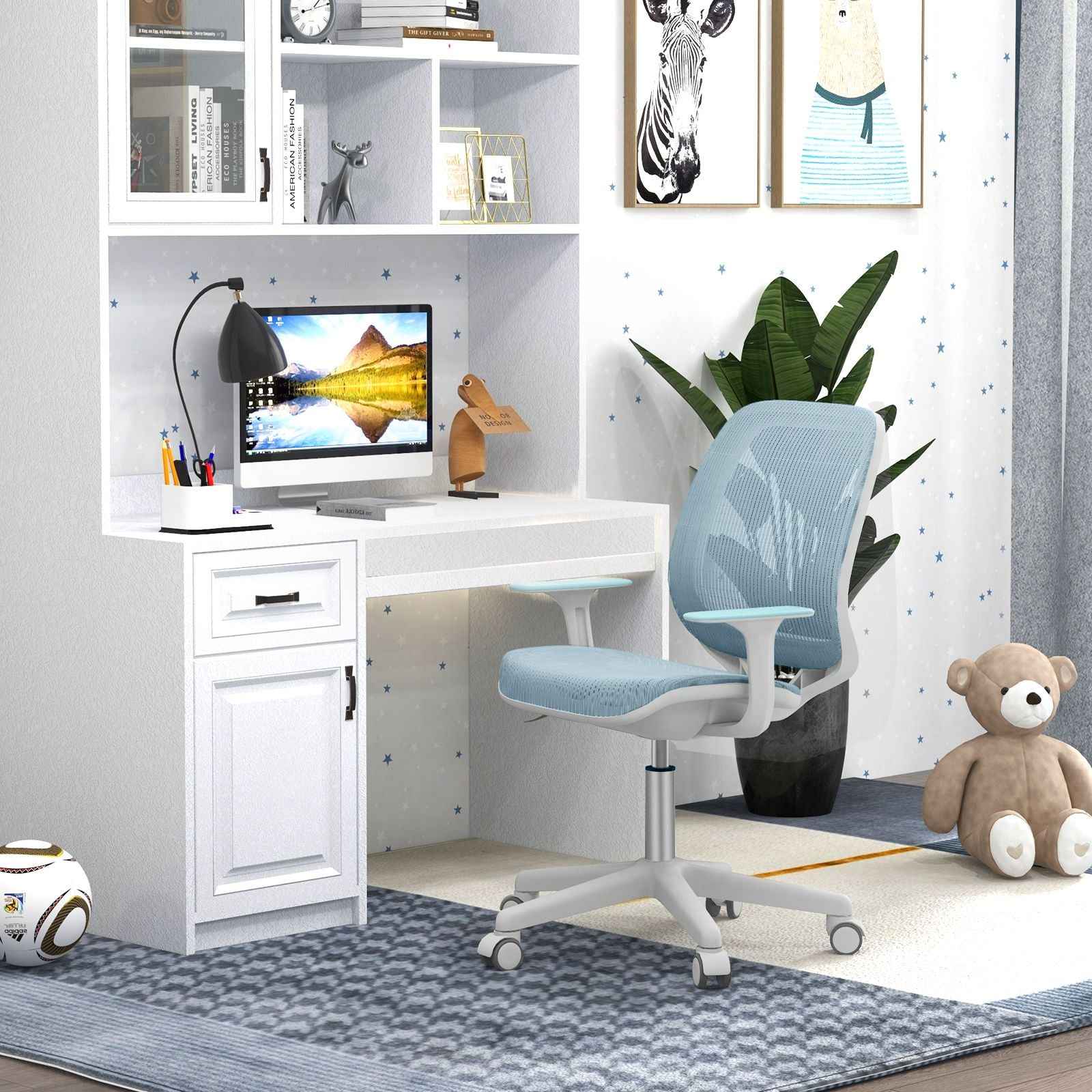 Ergo Heights Ergonomic Study Chair for Children with Desk.