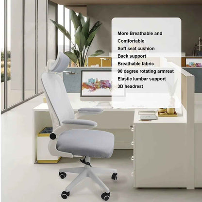 Office Chair with Lumbar Support & 3D Headrest - Ergo Heights