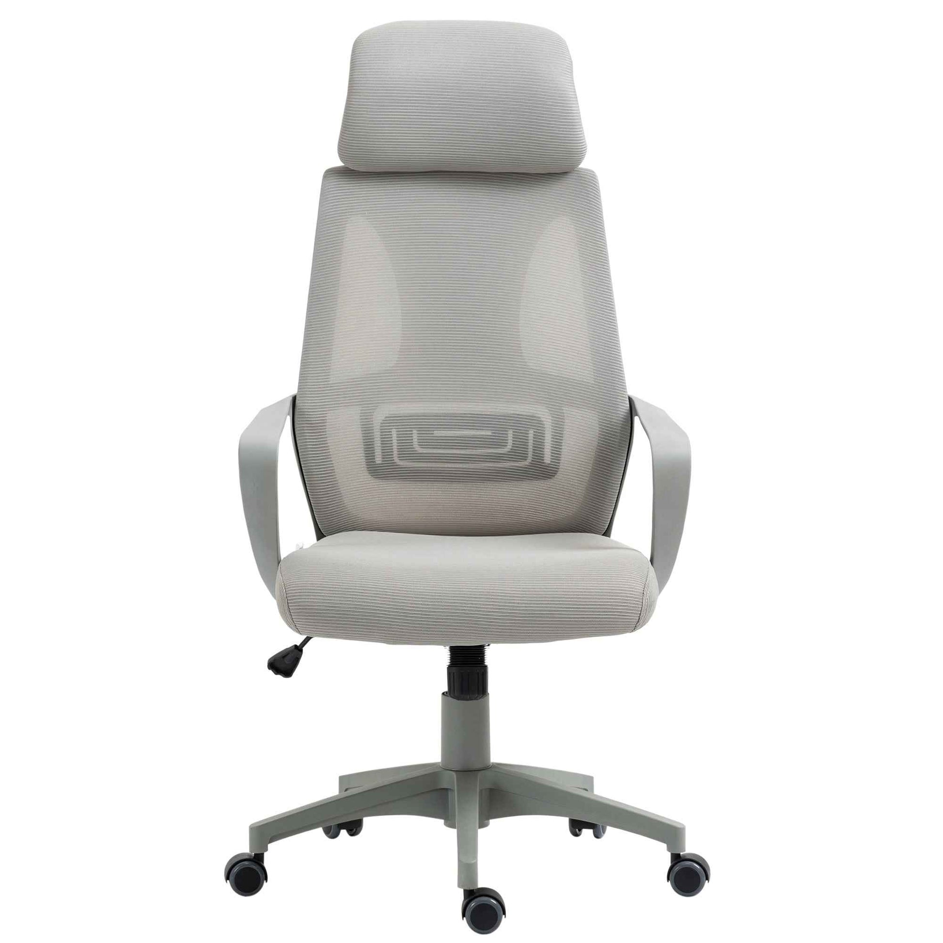 Elevate Your Workspace with the Ergonomic Mesh Fabric Desk Chair - Adjustable Height and High Backrest for Ultimate Comfort
