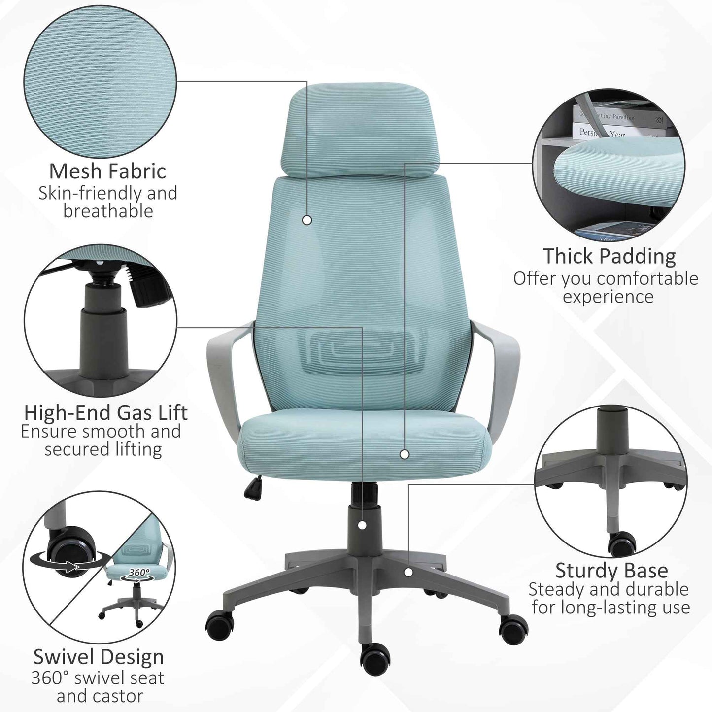 Ergonomic Mesh Desk Chair for Comfort and Style - Ergo Heights