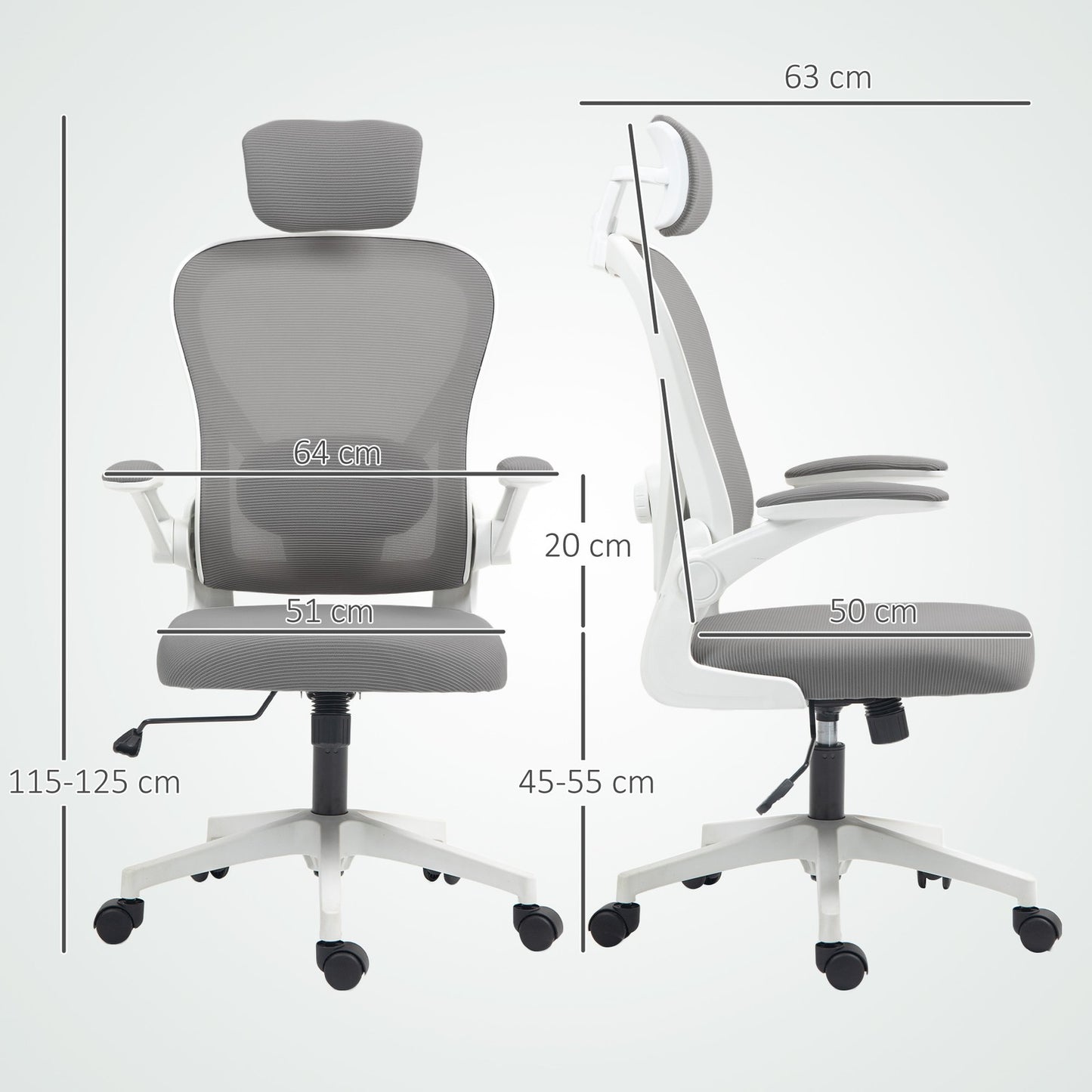 Shop ergonomic office chair with adjustable headrest - Ergo Heights