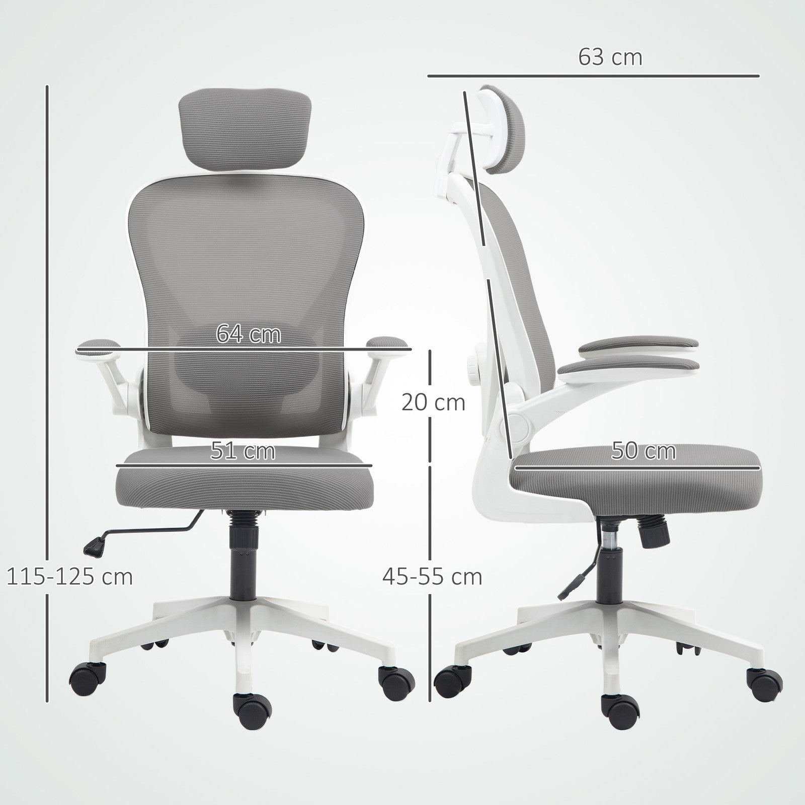 Shop ergonomic office chair with adjustable headrest - Ergo Heights