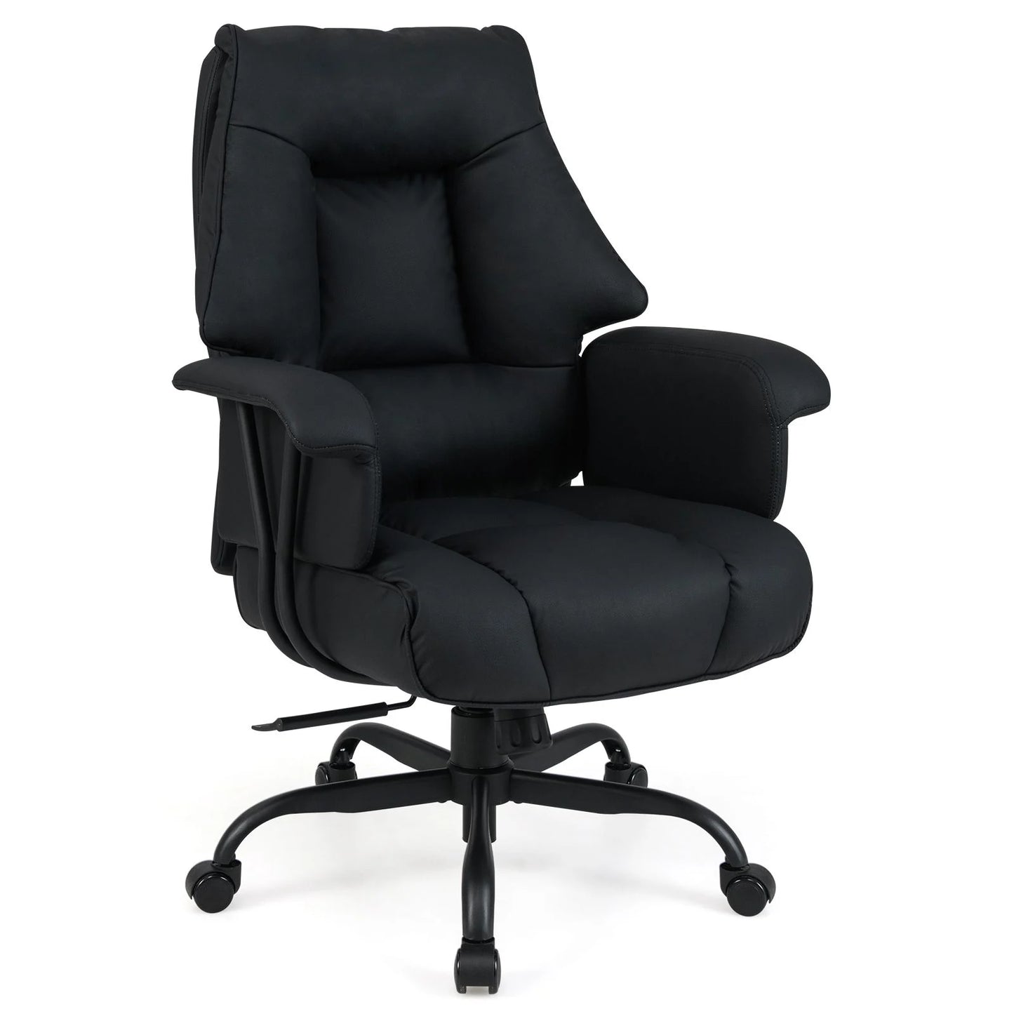 Ergonomic Office Chair with Spring Cushion Seat and Adjustable Swivel Seat