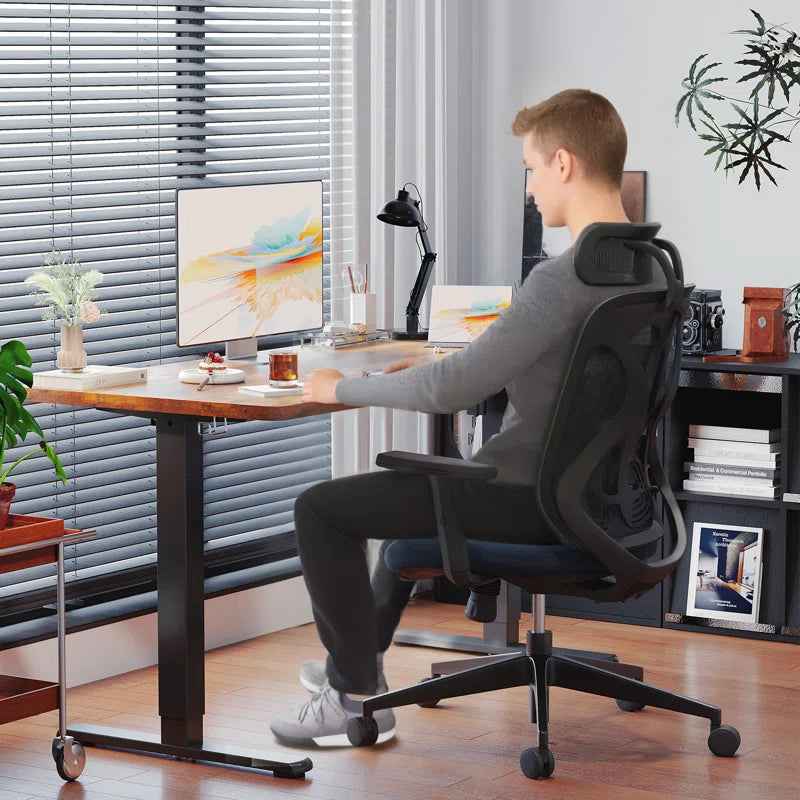 Electric Standing Desk Height Adjustable Desk Sit Stand Desk with Time Reminder Stand up Desk 3 Memory Setting Electric Desk