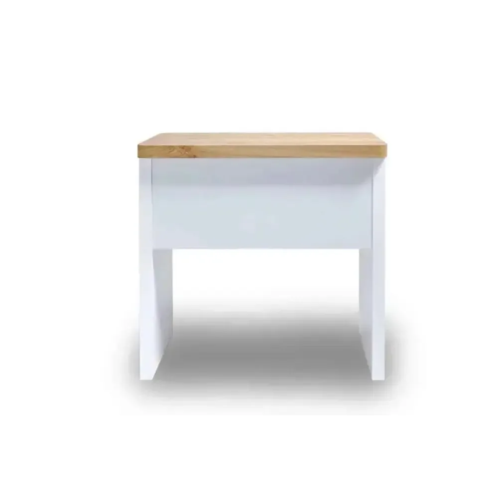 Compact Oak Desk for Small Spaces - Ergo Heights