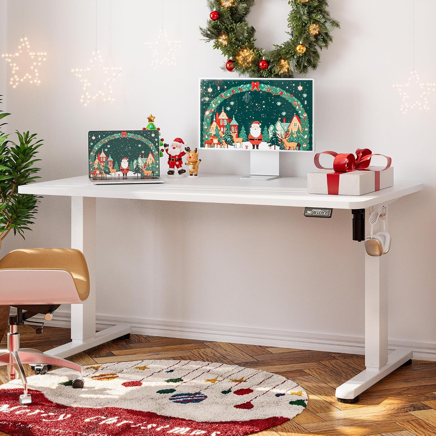 Electric Standing Desk 120 X 60Cm Height Adjustable Desk, Splice Board