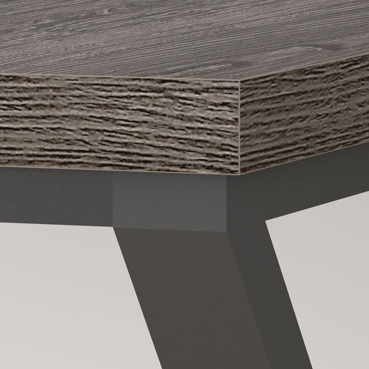 Gaming Desk Computer Office Table Large Desks for Home 180Cm Dark Gray