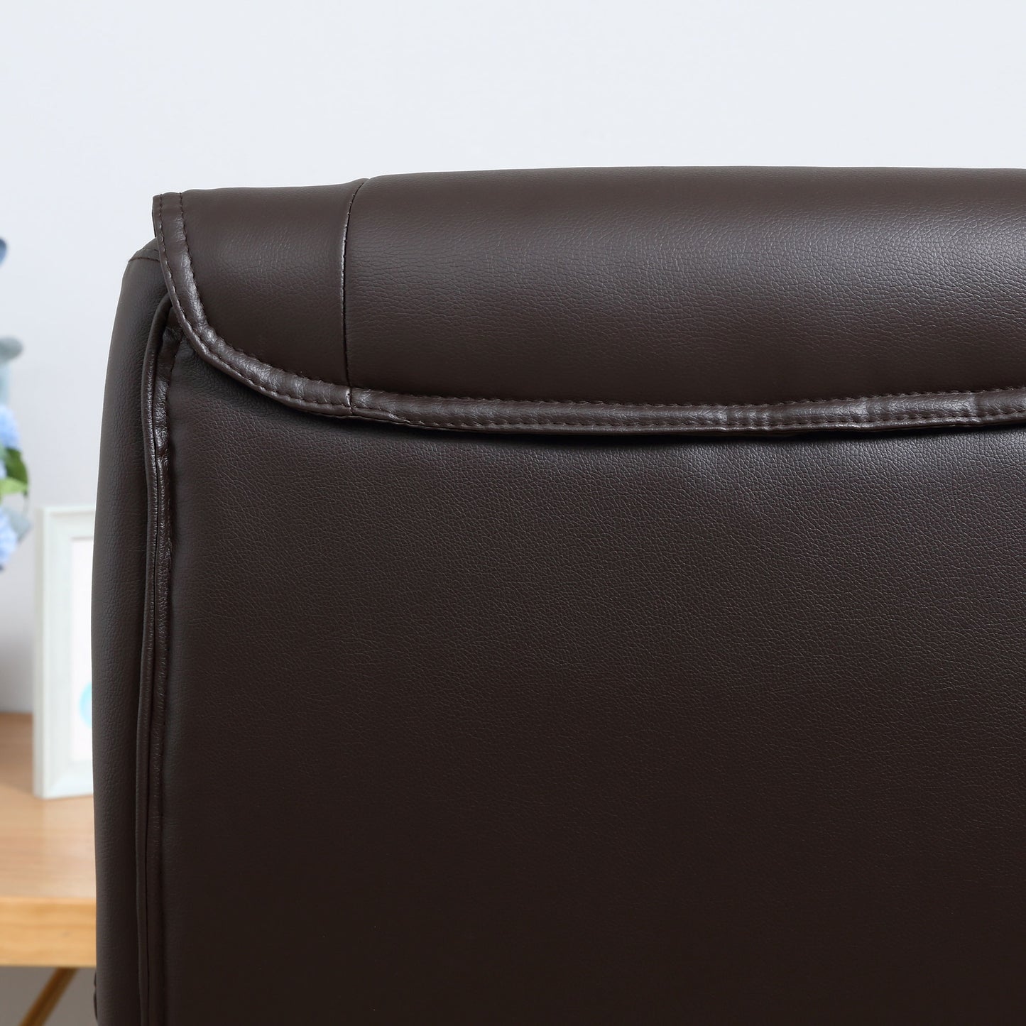 Executive Computer Office Desk Chair High Back Faux Leather Swivel Chair