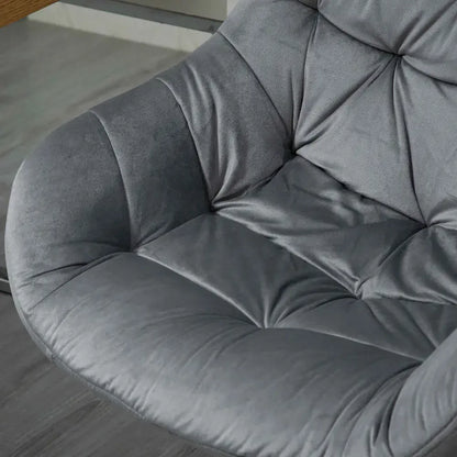 Velvet Home Office Chair with Adjustable Height - Ergo Heights