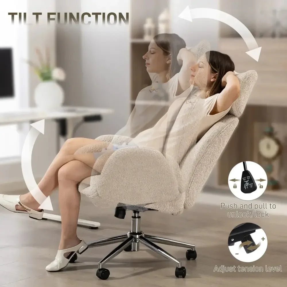 Ergonomic Office Chair with Adjustable Headrest & Spring Seat - Ergo Heights