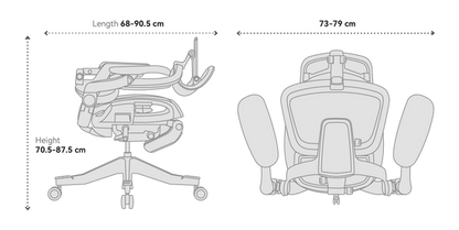 Top Rated Hinomi H2 Foldable Ergonomic Home Office Chair