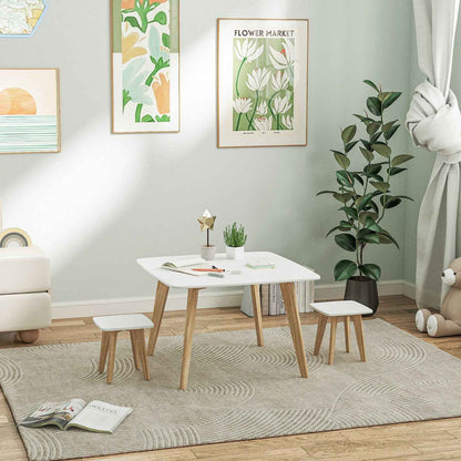 Ergonomic Ergo Heights Kids Desk and Chair with Wood Legs - Ergo Heights