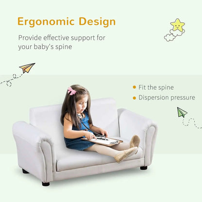 Ergo Heights Kids Sofa Set with Ottoman - Comfortable & Durable - Ergo Heights