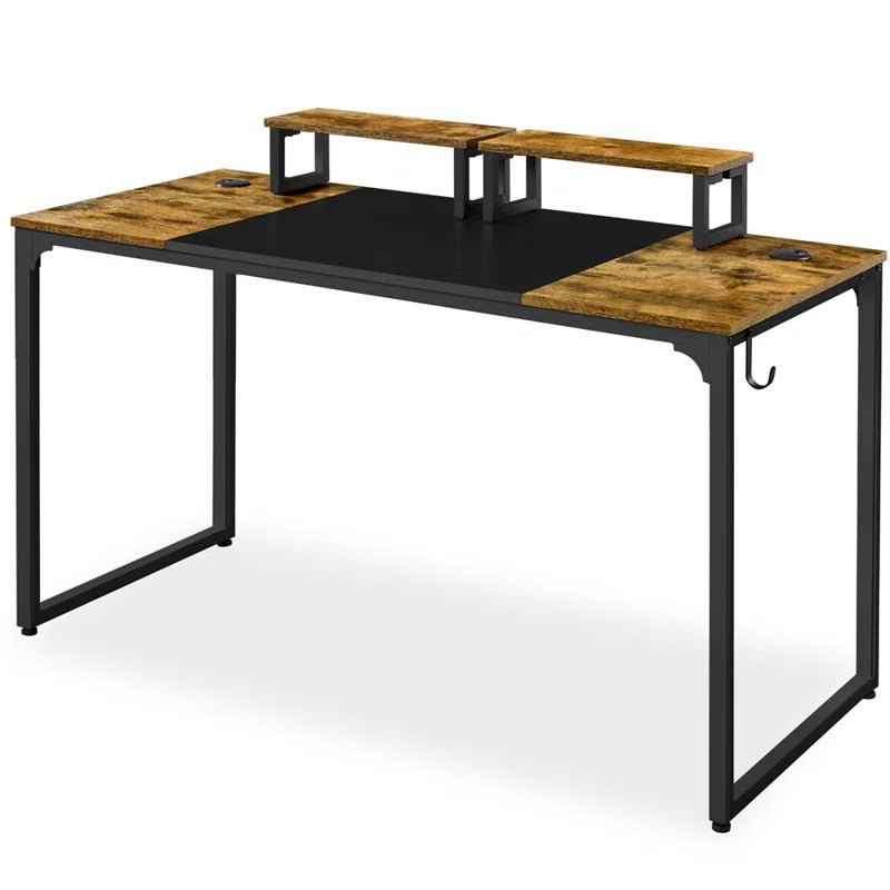 Ergo Heights Large Computer Desk for Home Office - Ergo Heights