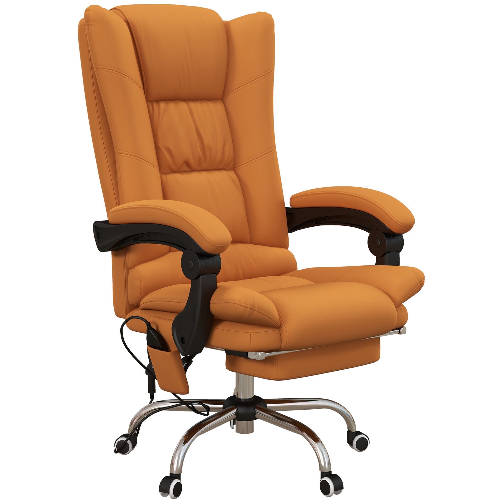 Ergo Heights Massage Office Chair with Footrest.