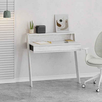 Ergo Heights Modern Floating Desk with Storage - Ergo Heights
