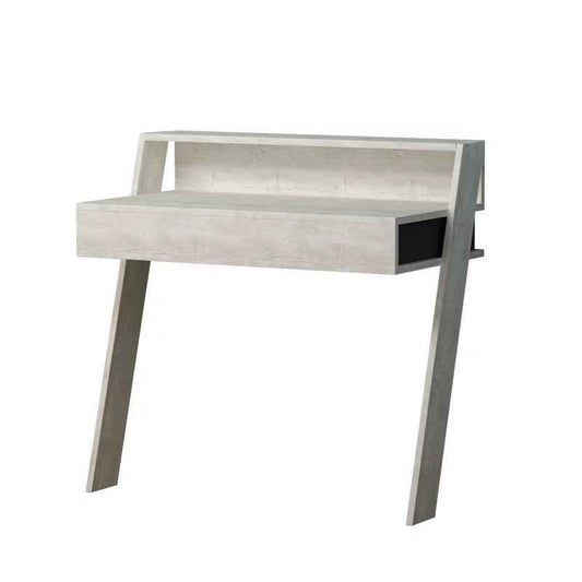 Ergo Heights Modern Floating Desk with Storage Shelf - Ergo Heights