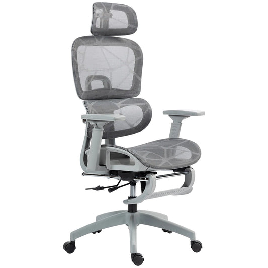 Premium Ergonomic Mesh Office Chair with Footrest