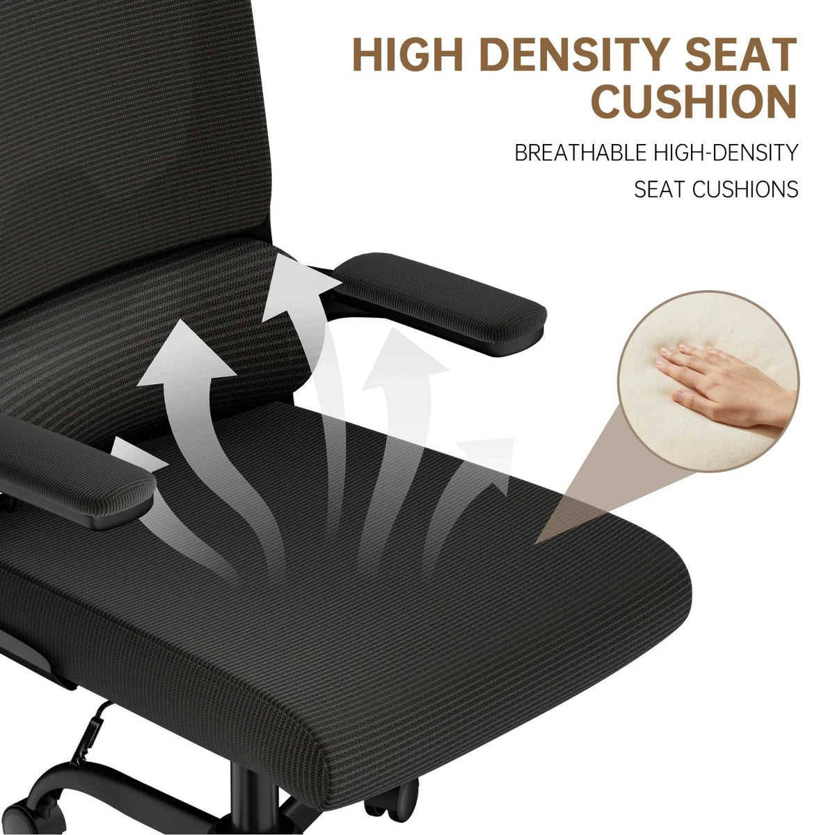 Ergonomic Office Chair with Lumbar Support,