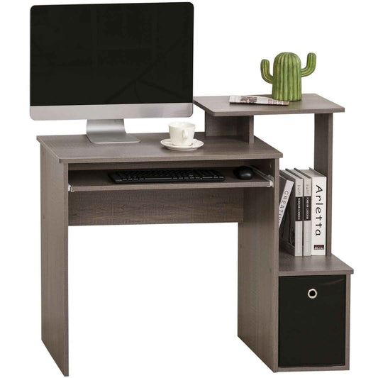 Ergo Heights Sliding Keyboard Tray Desk UK with Storage - Ergo Heights