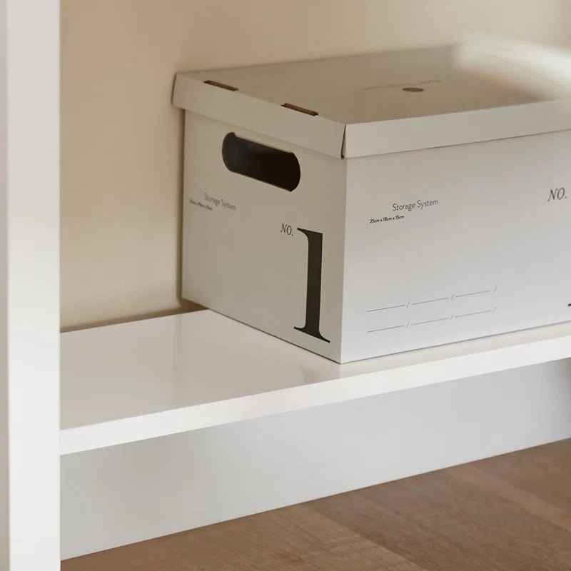 Ergo Heights White Corner Writing Desk with Storage - Ergo Heights